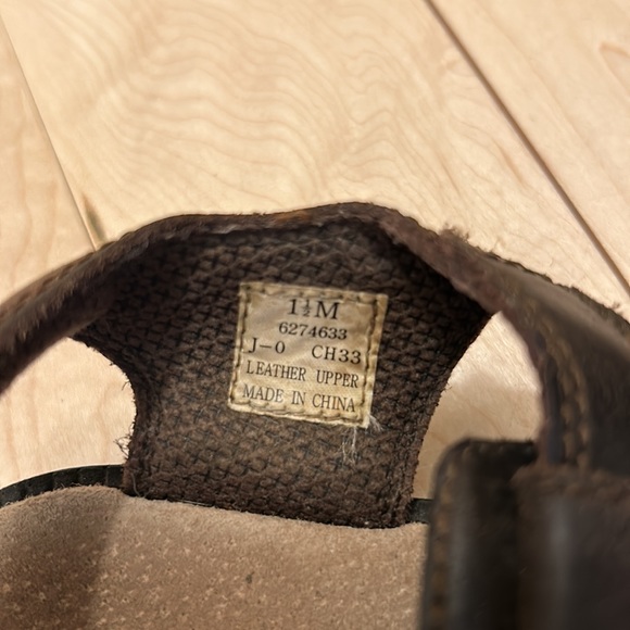Stride Ride brown sandals size 1.5 M - Picture 6 of 7